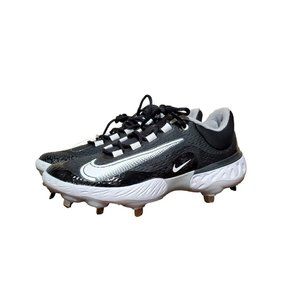 Men's Nike Alpha Huarache Elite‎ 4 Low Black DJ6521-011 Baseball Cleats Size 8